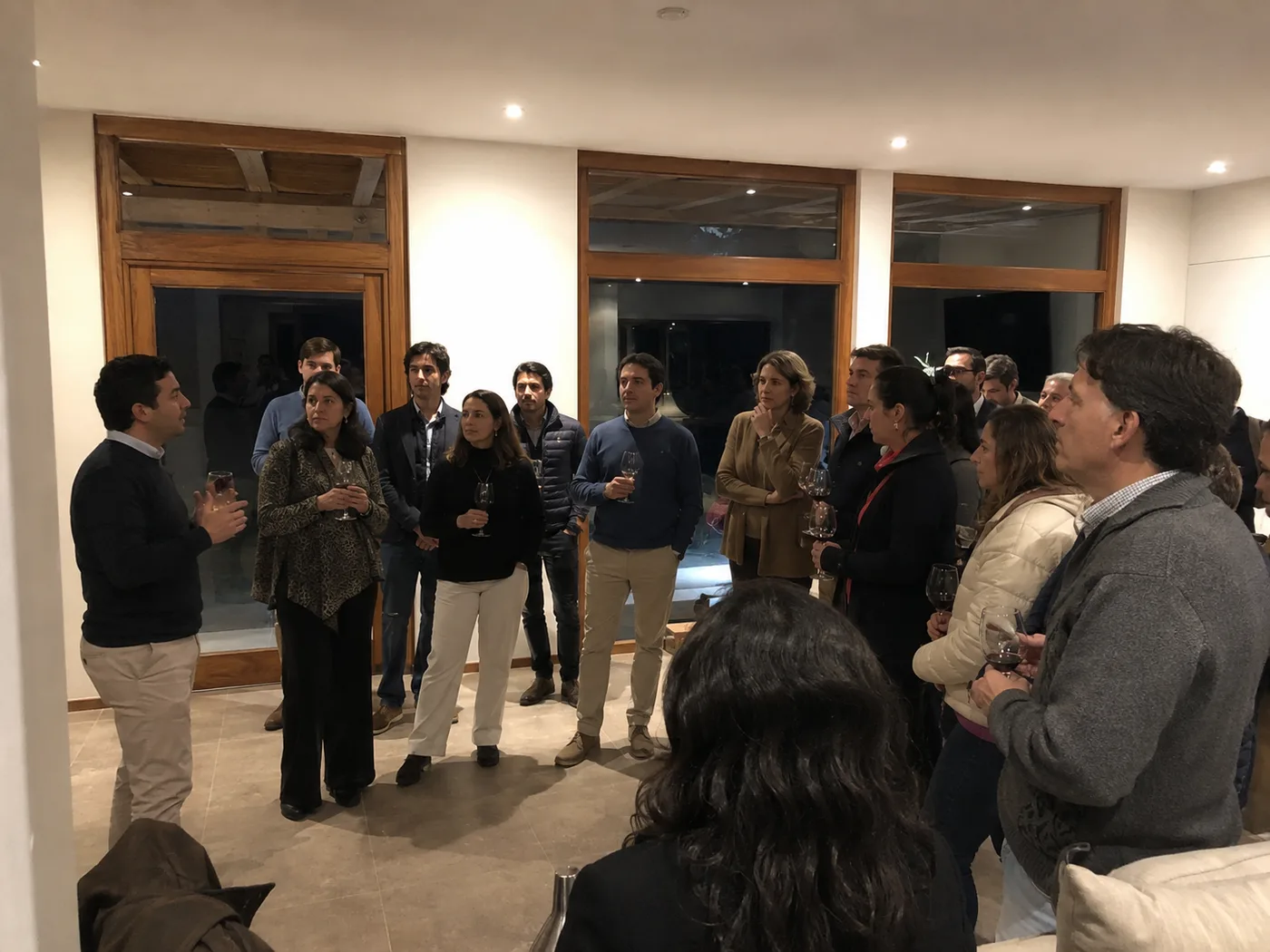 Evento social en un espacio común del barrio